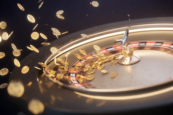 OKPK Games — Explore our rich library of casino classics A woman smiling while playing online games on her laptop, surrounded by neon casino elements, showcasing OKPK’s diverse game collection.