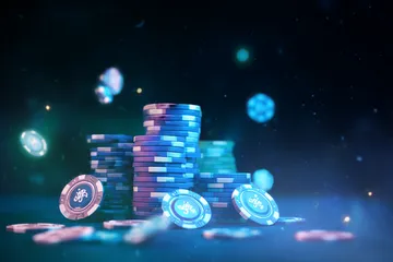 OKPK Secure Login — Fast and safe account entry A laptop glowing with a bright login prompt in a minimalistic setup, symbolizing the protected access system at OKPK.